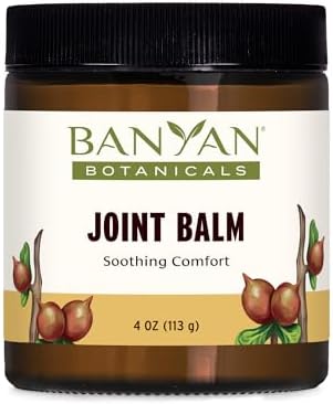 Banyan Botanicals Joint Balm – Organic Balm for Joints with Boswellia and Guggulu – for Supporting Comfortable Joints and Overall Joint Health – 4 oz – Non-GMO Sustainably Sourced Petroleum Free