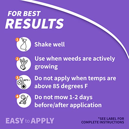 Bonide Weed Beater Ultra, 32 oz Ready-to-Use Spray | Fast-Acting Protection, Against Broadleaf Weeds, Visible Results in 24 Hours