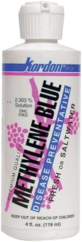 Kordon Methylene Blue Disease Preventative – Safe for Freshwater & Saltwater Aquariums, Prevents Fungal Infections & Treats Parasites