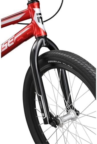 Mongoose Title Pro or Elite BMX Race Bike, Beginner or Returning Riders, Featuring Lightweight Tectonic T1 Aluminum Frame and Internal Cable Routing