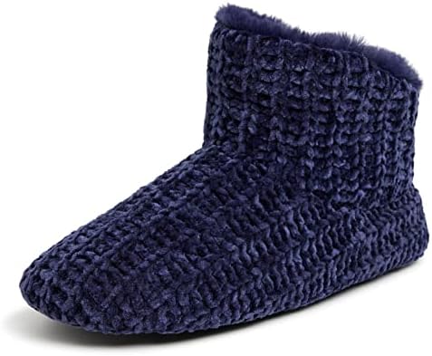 Dearfoams Women's Chenille Bootie Slipper
