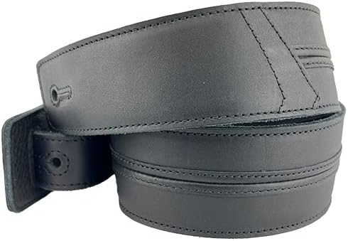 The Original Straight Up Full Grain Padded Leather Guitar Strap - For Electric, Acoustic and Bass Guitars