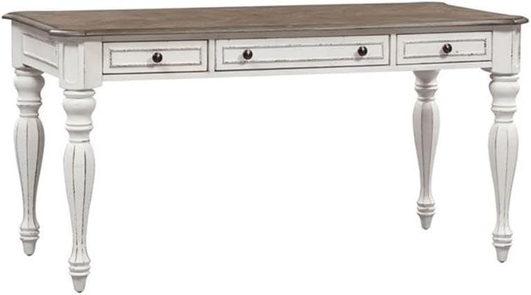 Liberty Furniture Industries Magnolia Manor Lift Top Writing Desk, W56 x D28 x H30, White