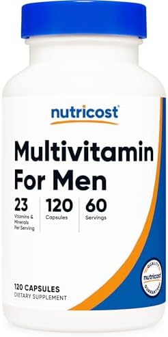 Nutricost Multivitamin for Men 120 Capsules, Vitamins and Minerals | For The Healthy Man