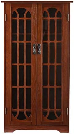 Furniture HotSpot Window Pane Media Cabinet - Oak