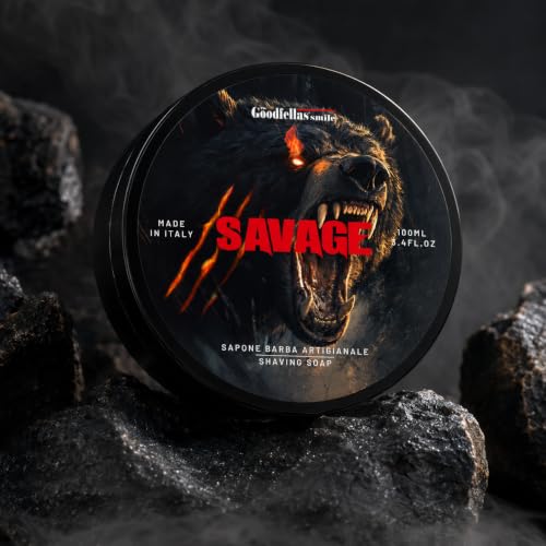 Goodfellas' Smile Savage Shaving Soap for Brush, Made in Italy
