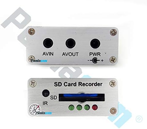 MINI DVR Digital Video Recorder SD Card Real-time Recording for FPV Cam Camcorder DVD TV Box 1CH CCTV Camera DVR Recorder for CVBS NTSC PAL Camera