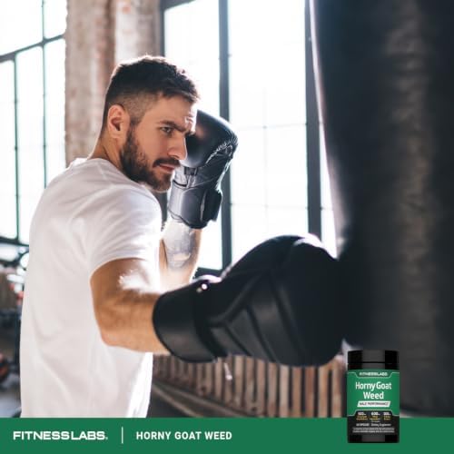 Piping Rock Fitness Labs Horny Goat Weed Complex | 500 mg | 60 Capsules | Vegetarian, Non-GMO Supplement