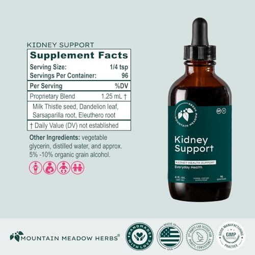 Mountain Meadow Herbs Kidney Support Formula - 4oz - Kidney Health Enhancement