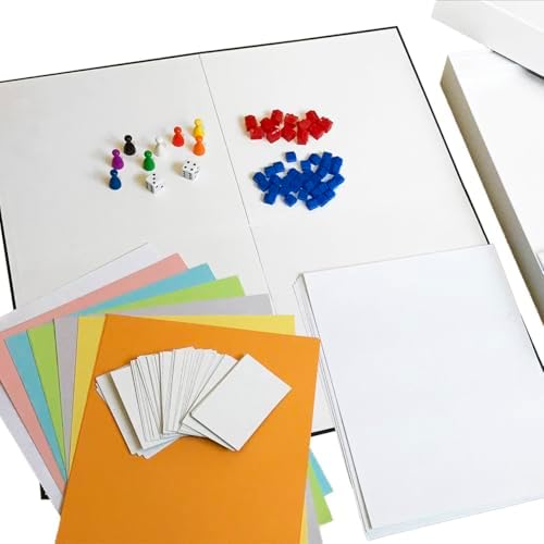 Create Your Own Opoly Board Game Kit with Blank Board & Game Pieces