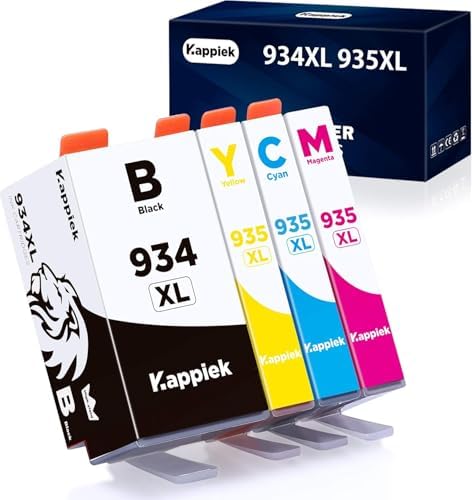 934XL 935XL Compatible Ink Cartridge Replacement for HP 934 and 935 Ink Cartridges for HP Officejet Pro 6830 6230 6815 6835 6812 6820 6220 Printer