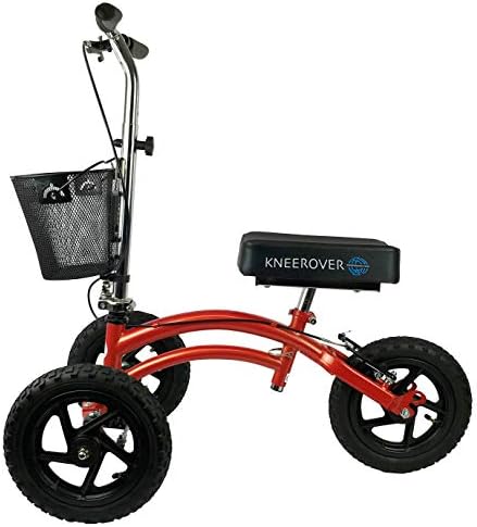 KneeRover Knee Walker 12 inch Replacement Pneumatic Wheel for All Terrain Knee Rover - Knee Scooter Accessory Part Includes Bearings Tire and Tube