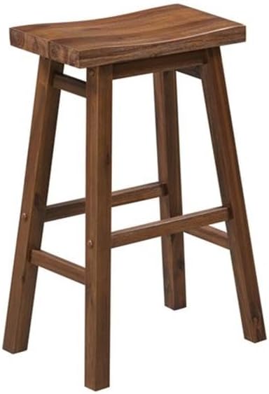 Boraam Sonoma Saddle Stool, Chestnut