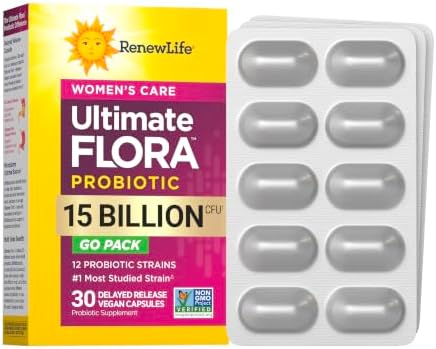 Renew Life Women's Probiotic 25 Billion CFU | 30 Vegetarian Capsules | Supports Urinary, Digestive, and Immune Health | Dairy, Soy and Gluten-Free Supplement