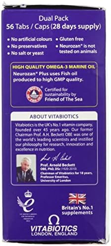 Neurozan Vitabiotics Plus Tablets 56 Capsules