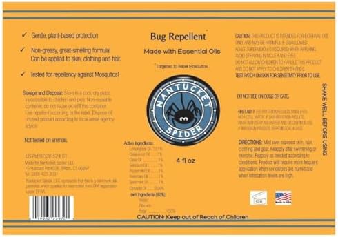 Original Bug Repellent for People - 8 oz | Repels Mosquitos, Biting Flies, & No-See-Ums | Deet-Free Essential Oil Insect Repellent