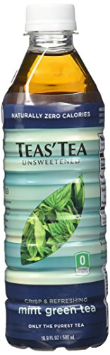 Teas' Tea Unsweetened Jasmine Green Tea 16.9 Ounce (Pack of 12) Organic, Sugar Free, 0 Calories