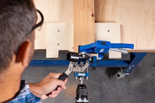 Kreg MortiseMate Loose Tenon Jig - Drill Jig for Woodworking - For Loose Tenon Joinery - Fits Workpieces 1/2" to 1 1/2" Thick