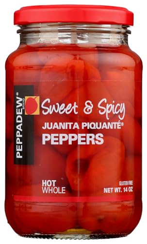 Peppadew Whole Piquante Peppers Sweet Hot (400g) - Pack of 2