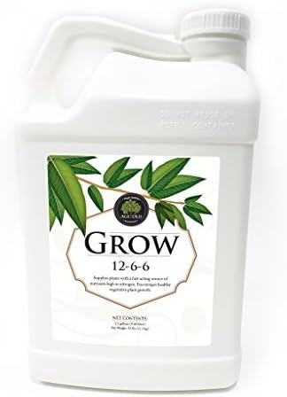 Grow Natural Based Liquid Fertilizer, 32-Ounce