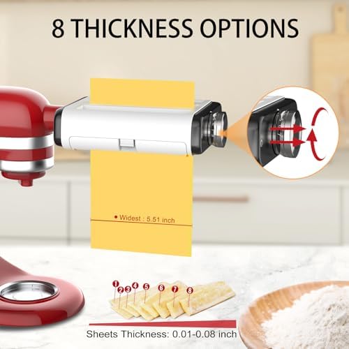 Pasta Maker Attachment for All Kitchenaid Mixers
