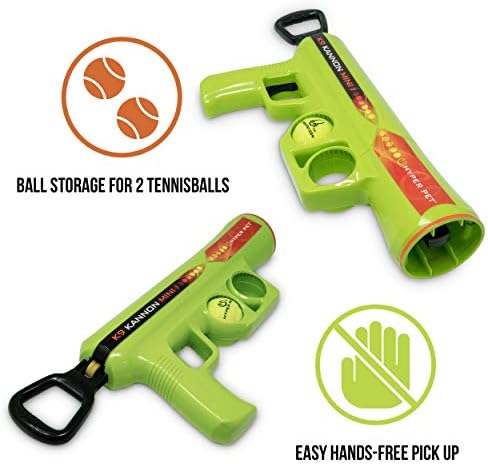 Hyper Pet GoDogGo Fetch Machine Dog Ball Launcher & Automatic Ball Launcher for Dogs With Five 2.5" Balls for Dogs 20-60 Pounds