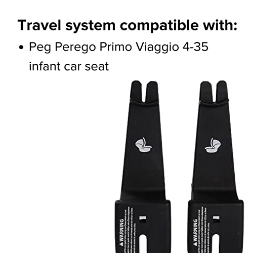 Diono Quantum Car Seat Adapter, Compatible with Nuna/Maxi/Cybex/Uppa Infant Baby Car Seats, Durable, Attachment for Travel System