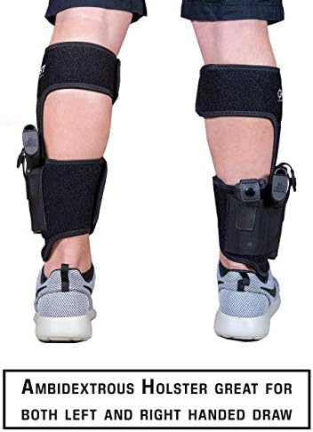 Ankle Holster for Concealed Carry Pistol | Universal Leg Carry Gun Holster with Magazine Pouch | Men and Woman Holster