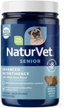 NaturVet Senior Advanced Incontinence Dog Supplement - 60 Ct