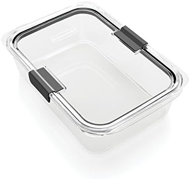 Rubbermaid Brilliance Food Storage Containers with Lids, Set of 22 | Large 9.6 Cup Container