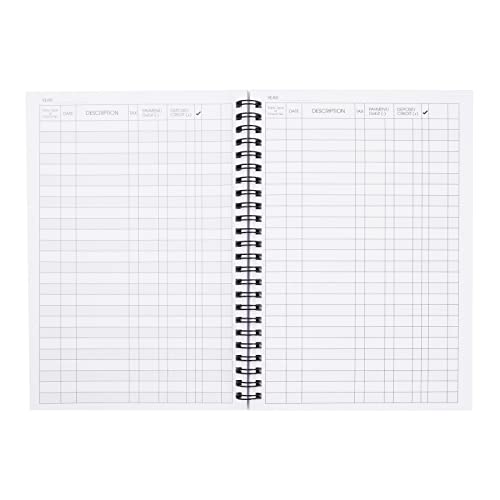 Paper Junkie Ledger Book - 8.5 x 6.25 In, Multicolor, Pack of 2