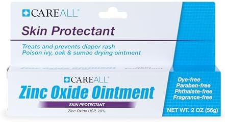 CareAll Zinc Oxide 20% Skin Protectant Barrier Ointment 2 oz, Relieves
