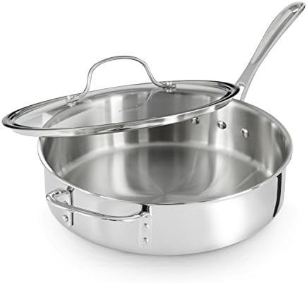 Calphalon Tri-Ply Stainless Steel 3-Quart Saute Pan with Cover