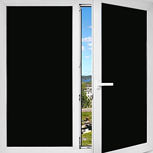 BDF 1BKOT Static Cling Window Film Opaque Privacy Blackout - 36in X 22ft