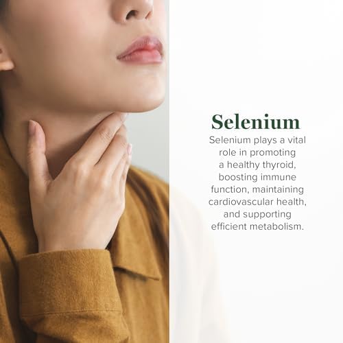 Selenium 200mcg- Selenium Supplement Drops Thyroid & Immune Support(2oz) | Global Healing Selenium Supplement-Similar to Selenium 200mcg Capsules