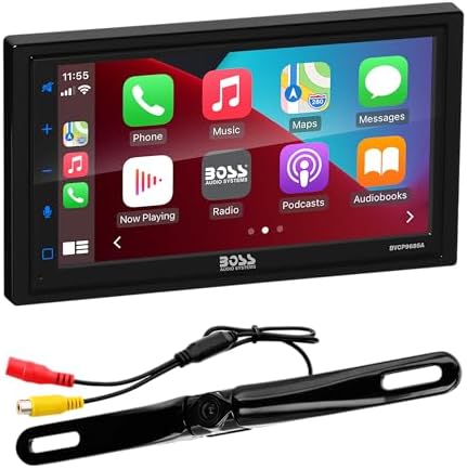BOSS Audio Systems BVCP9700A CarPlay Android Car Stereo, 7 Inch Touchscreen