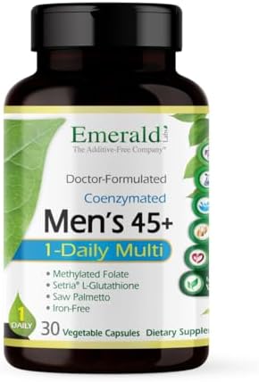 EMERALD LABS Men's 45 Plus 1-Daily Multi, 60 Capsules