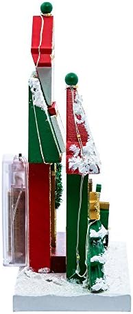 Kurt Adler C6879 9.75" Battery-Operated North Pole Train Station Building