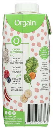 ORGAIN Organic Creamy Chocolate Fudge Drink, 11 FZ