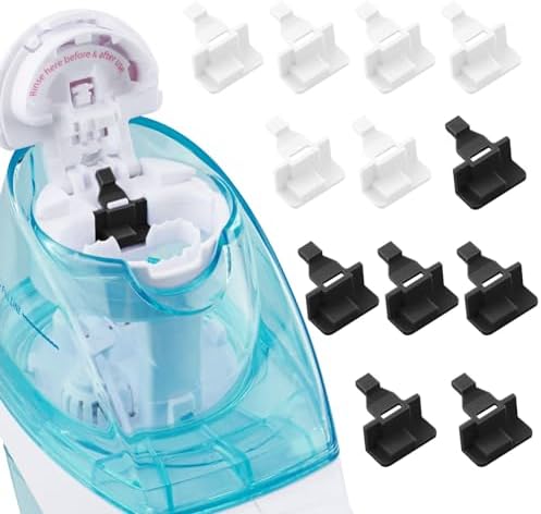 Silicone Saltwater Pods Refills Accessories Compatible with Navage Nasal Care Nasal Irrigation System - Save Salt Water pods for Easy Operation (6 Blue + 6 whie), nomal