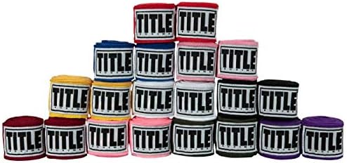 Title Boxing Advanced Semi-Elastic Assorted Hand Wraps - Boxing Wraps, Hand Wraps for Boxing Gloves, Boxing Hand Wraps, Kickboxing Equipment