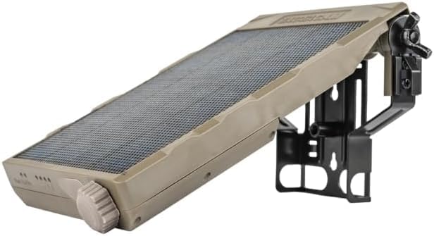 Tactacam Defend Solar Panel + Defend LiPo Battery Pack Bundle – Extended Power for Tactacam Defend Cameras – Outdoor Solar Charger with