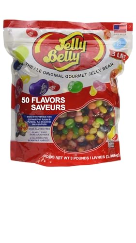 Jelly Belly 3 Pound Bag - 50 Flavors - Kosher Certified (Pack of 1)