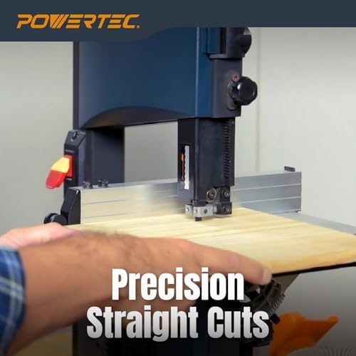 POWERTEC BS900RF Rip Fence for POWERTEC BS900 Wood Band Saw and Similar Band Saws with a Work Table Size of 11-1/8” to 11-13/16”