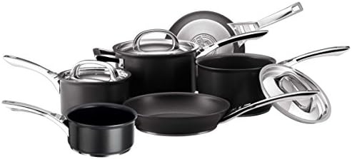 Circulon Infinite Induction Hob Pan Set of 6 - Non Stick Pots and Pans Sets with Stainless Steel Lids & Handles, Premium Dishwasher Safe Cookware