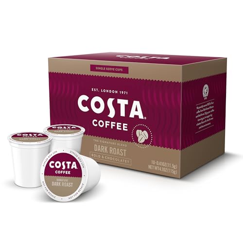 Costa Coffee Pods Medium Roast, Signature Blend, 10 Count