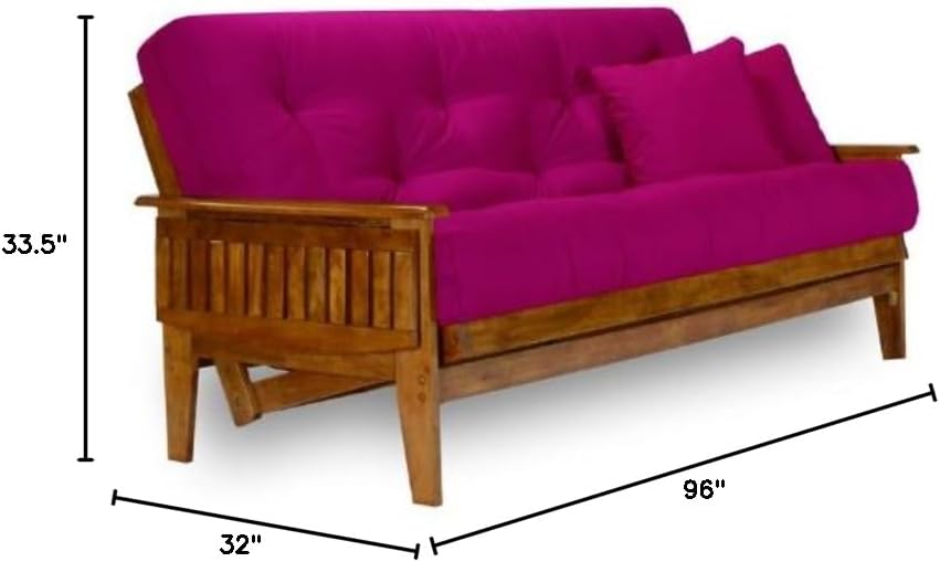 Eastridge Futon Frame - Queen Size (Frame Only), Solid Hardwood