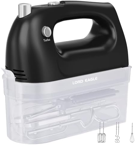 Lord Eagle Hand Mixer Electric Handheld 400W 5-Speed Lightweight