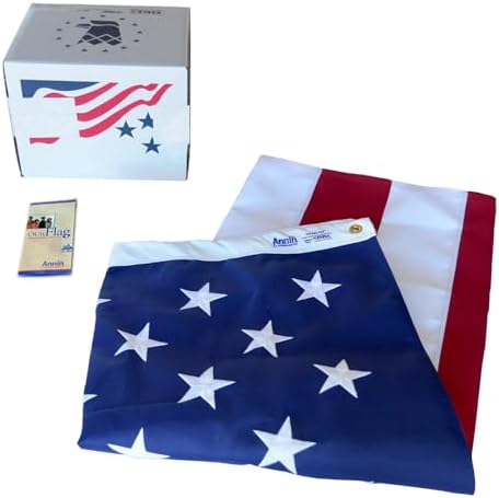 Annin Flagmakers (2730) Tough-Tex American Flag, Made in USA - 5 x 8 Feet | Polyester