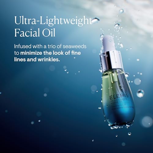 ELEMIS Pro-Collagen Marine Oil 15ml, Lightweight Face Oil To Hydrate, Nourish & Improve Skin Texture | Lightweight anti-aging face oil to hydrate